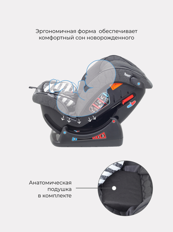 Автокресло Rant Matrix Story Line гр. 0/1/2/3 (0-36 кг), графит