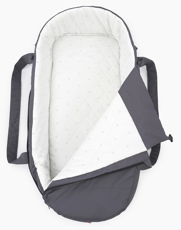 Люлька-переноска Happy Baby "CARRY", white